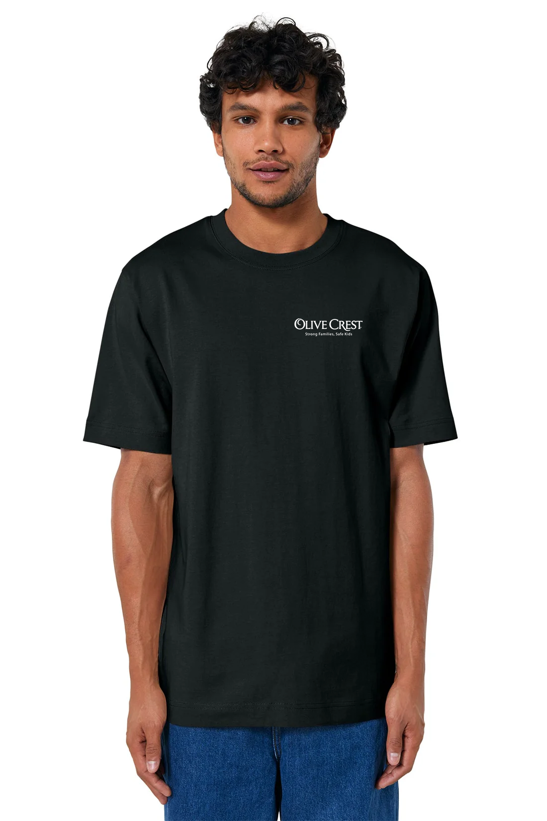 Stanley Stella Unisex Freestyler Heavyweight Tee, Black [Olive Crest]