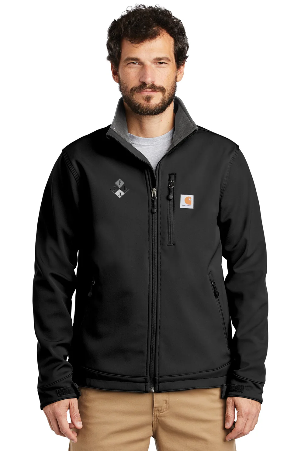 Carhartt Crowley Soft Shell Jacket, Black [PBLA Surveying INC]