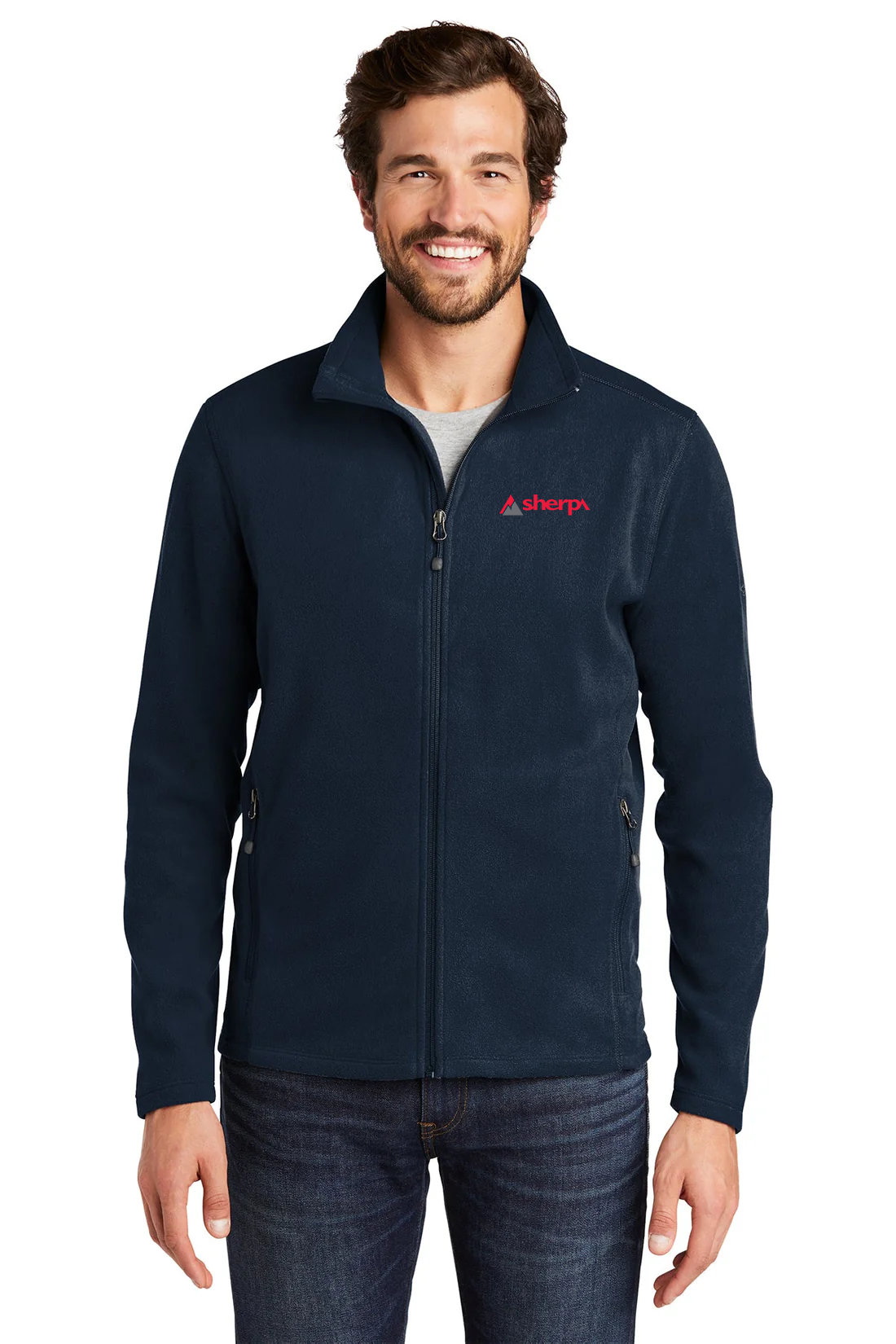 Eddie Bauer Microfleece Jacket, Navy [Sherpa LLC]