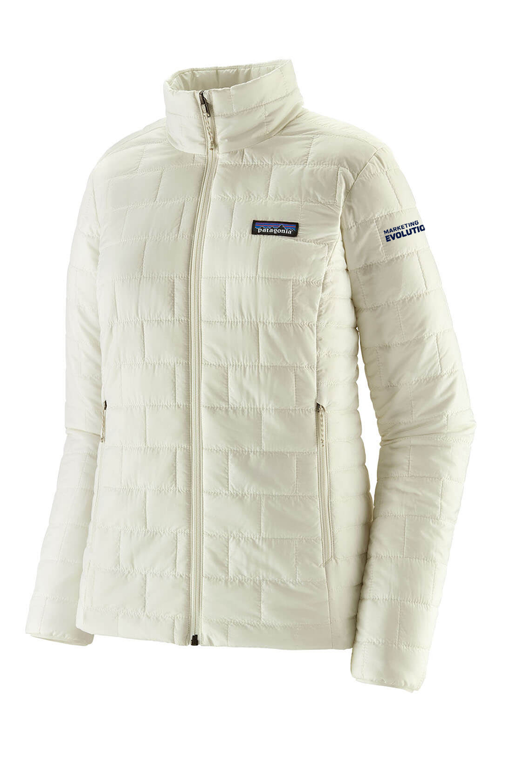 Patagonia Womens Nano Puff Jacket, Birch White [Marketing Evolution]