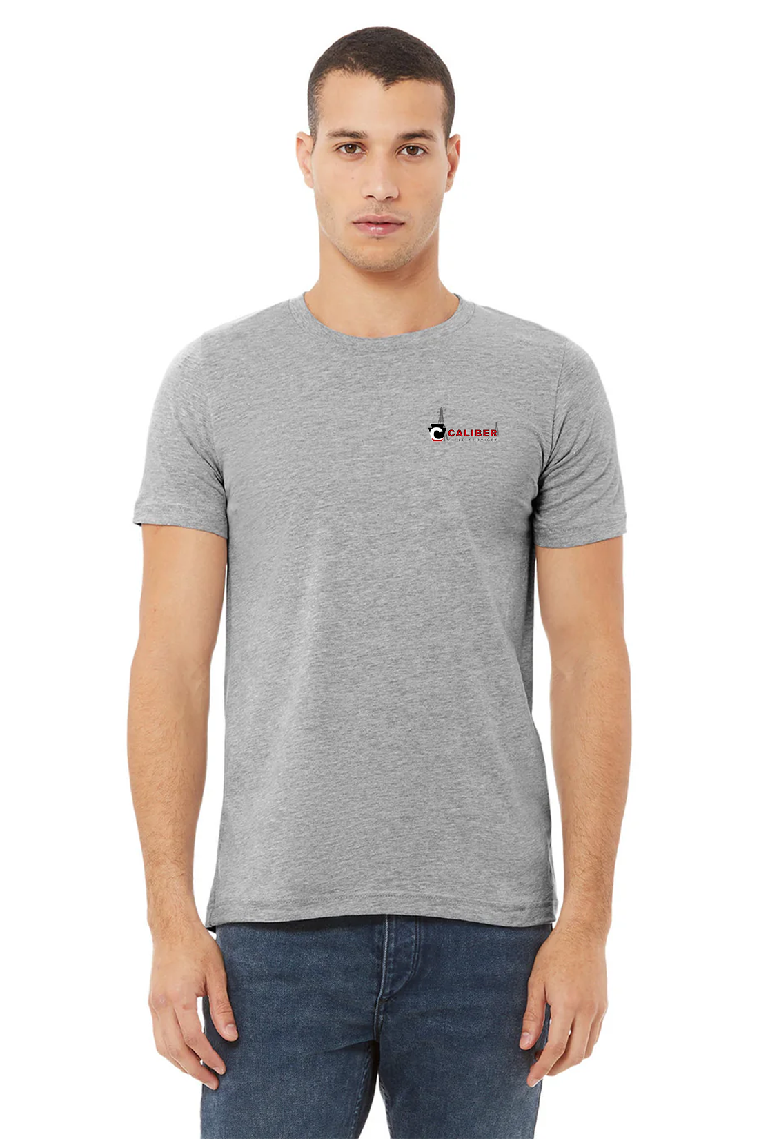 Bella Canvas Unisex Jersey T-Shirt, Athletic Heather [Caliber Field Services, Inc.]