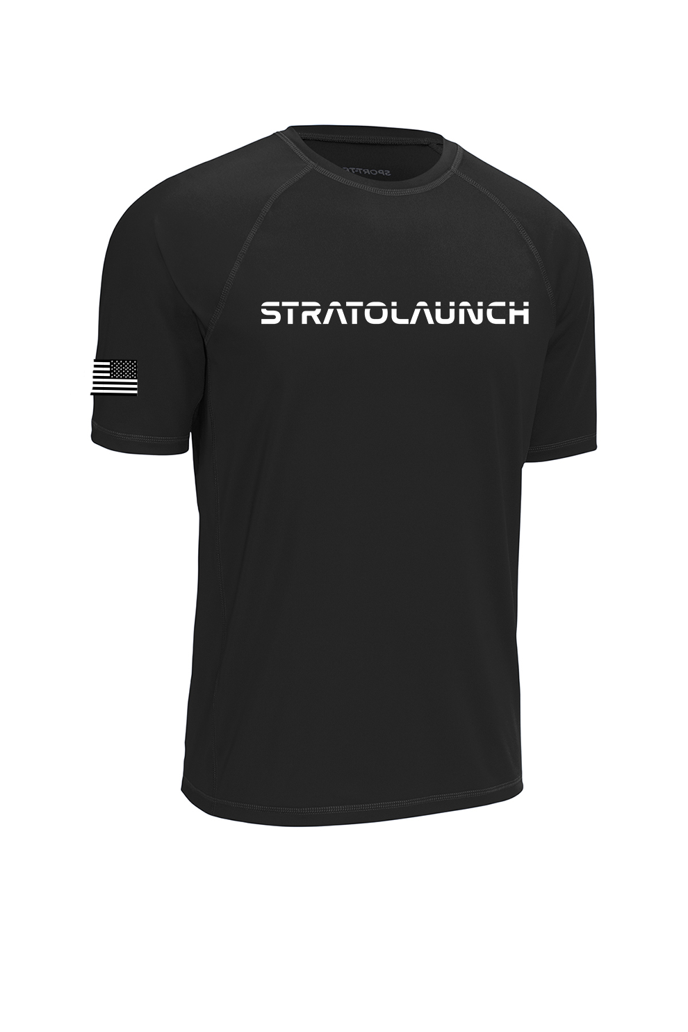 Sport-Tek Rashguard Tee, Black [Stratolaunch]