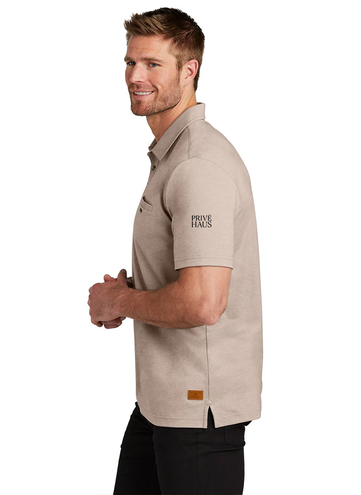 TravisMathew Sunsetters Pocket Polo, Portabella Heather [Prive Haus]