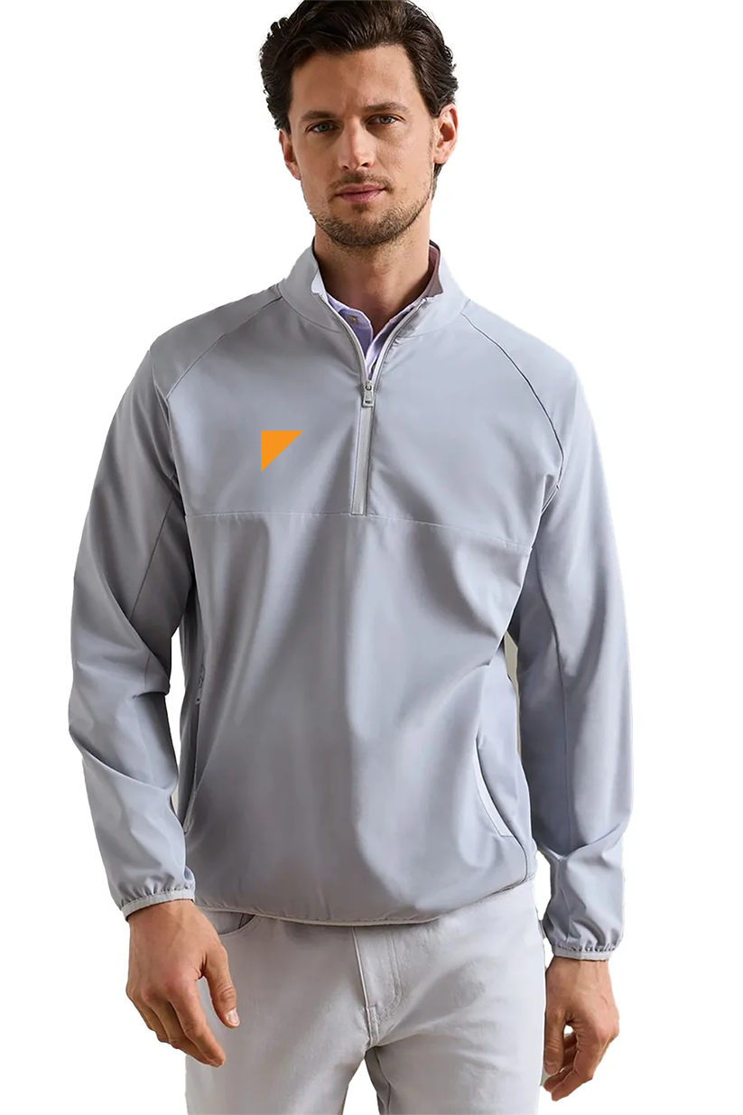 Peter Millar Gale Half-Zip, Gale Grey [Tangram]