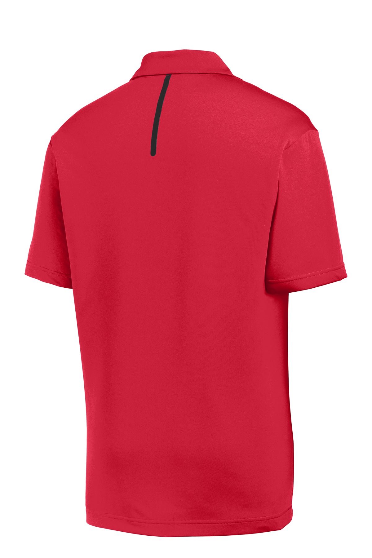 Sport-Tek Contrast PosiCharge Customized Tough Polos, Deep Red/ Black [Sherpa LLC]