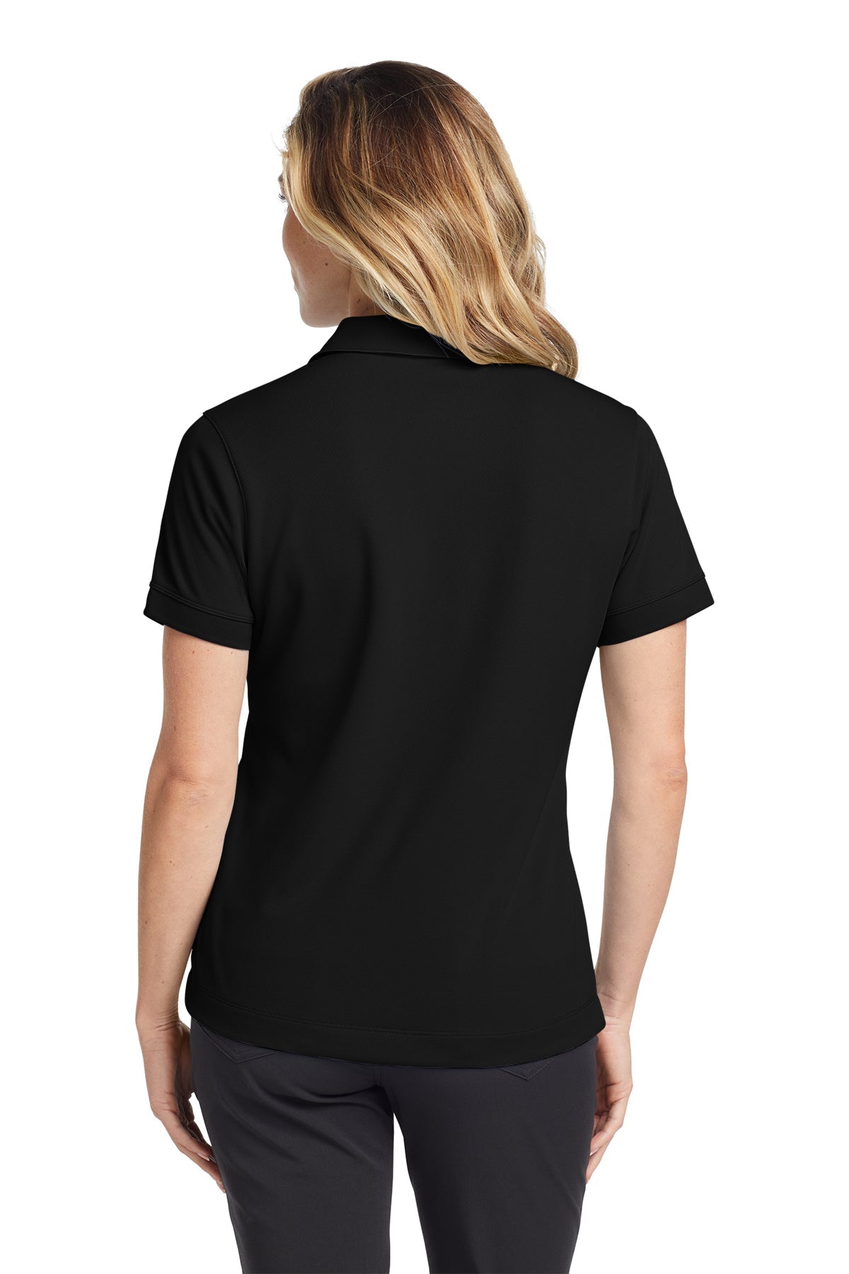 Nike Ladies Dri-FIT Classic Custom Polos, Black [Ware2Go]