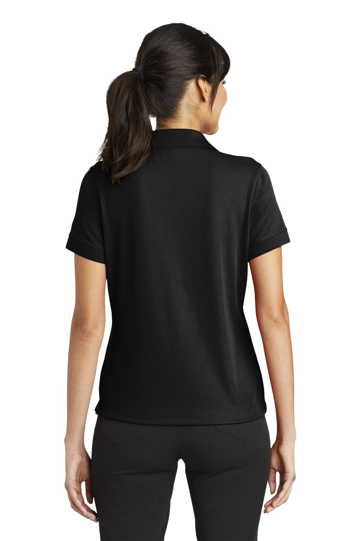 Nike Ladies Dri-FIT Classic Custom Polos, Black [Transition Franchise Brands]