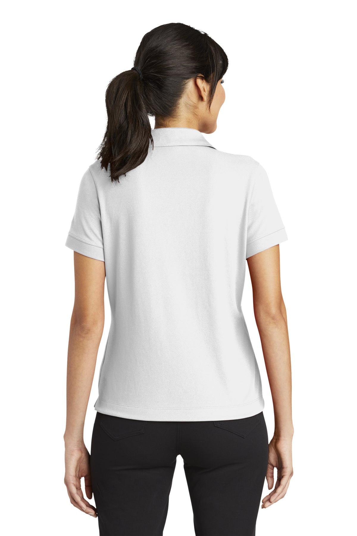 Nike Ladies Dri-FIT Classic Custom Polos, White [Custom Home Security]
