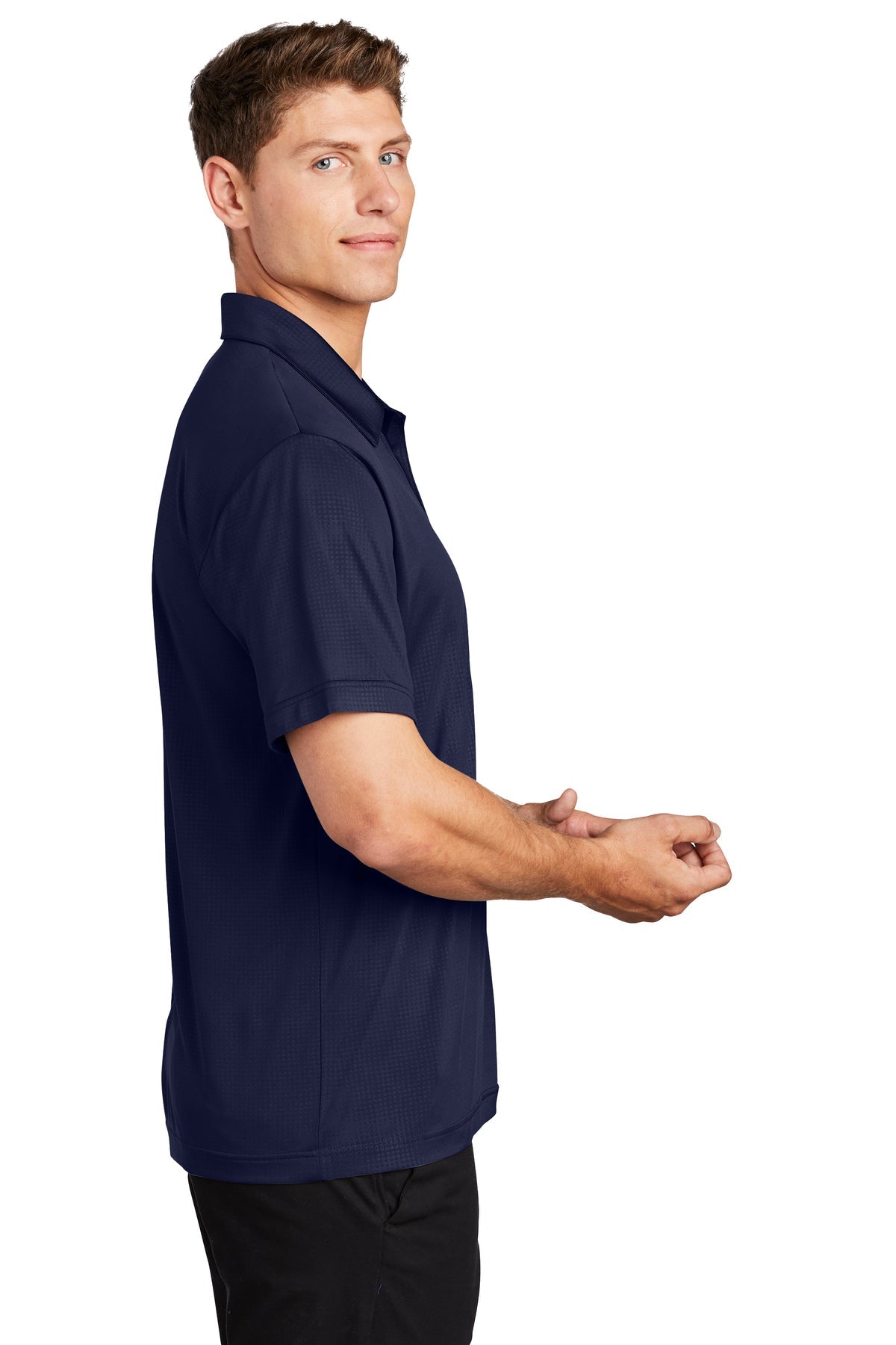 Sport-Tek Embossed PosiCharge Customized Tough Polos, True Navy [Northsight Recovery]