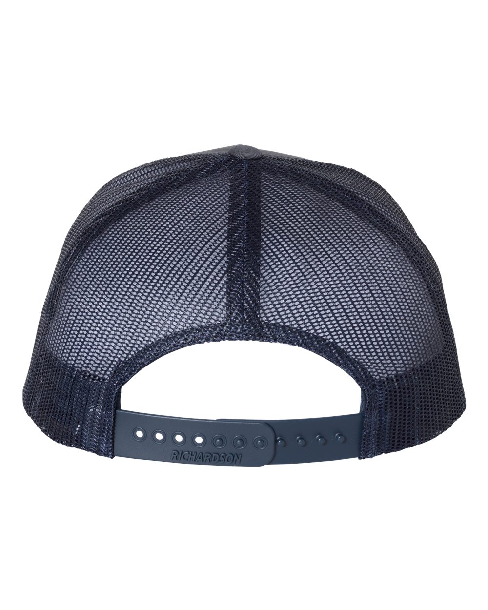 Richardson Five-Panel Custom Trucker Caps, Ombre Blue/ Navy [Powell's Plumbing LLC]