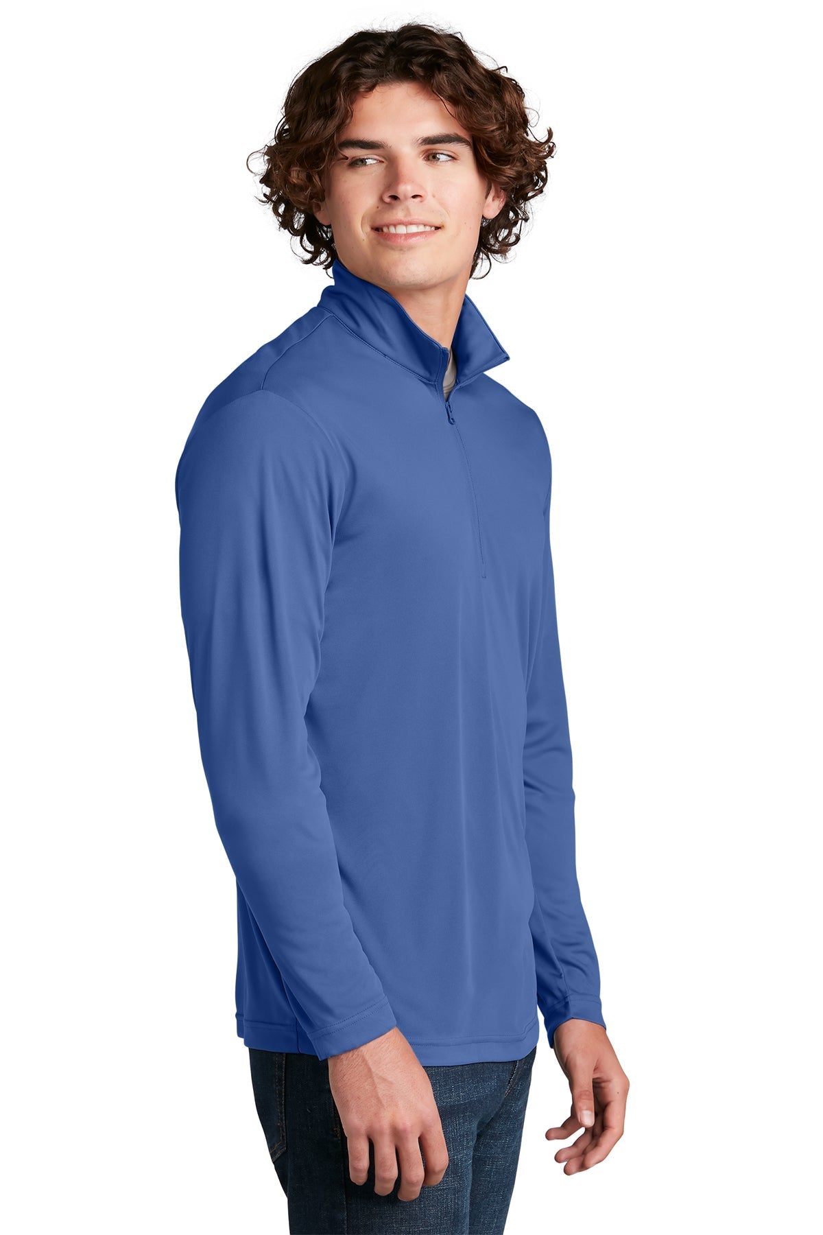 Sport-Tek PosiCharge Competitor Branded 1/4-Zip Pullovers, True Royal [Guardian Pharmacy of Cincinnati DBA Mullaneys]