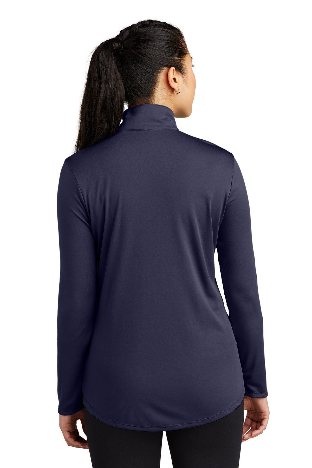 Sport-Tek Ladies PosiCharge Competitor Customized 1/4-Zip Pullovers, True Navy [Burtness]