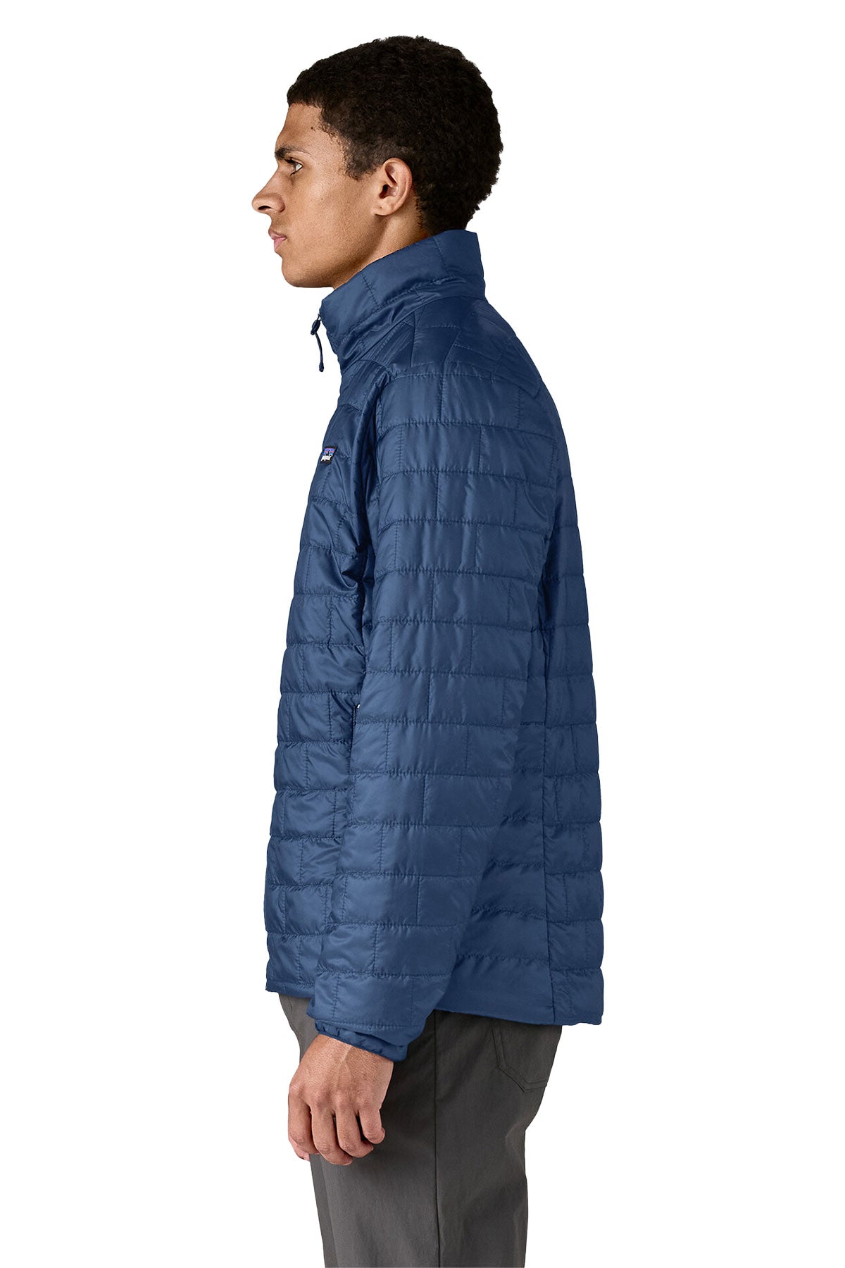 Patagonia Nano Puff Custom Jackets, Smolder Blue [Aqua Finance]