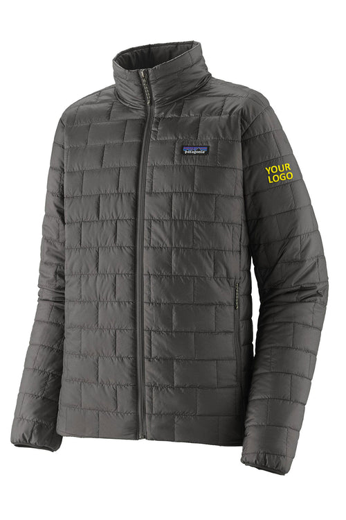 Patagonia Womens Nano Puff Custom Jackets, Birch White
