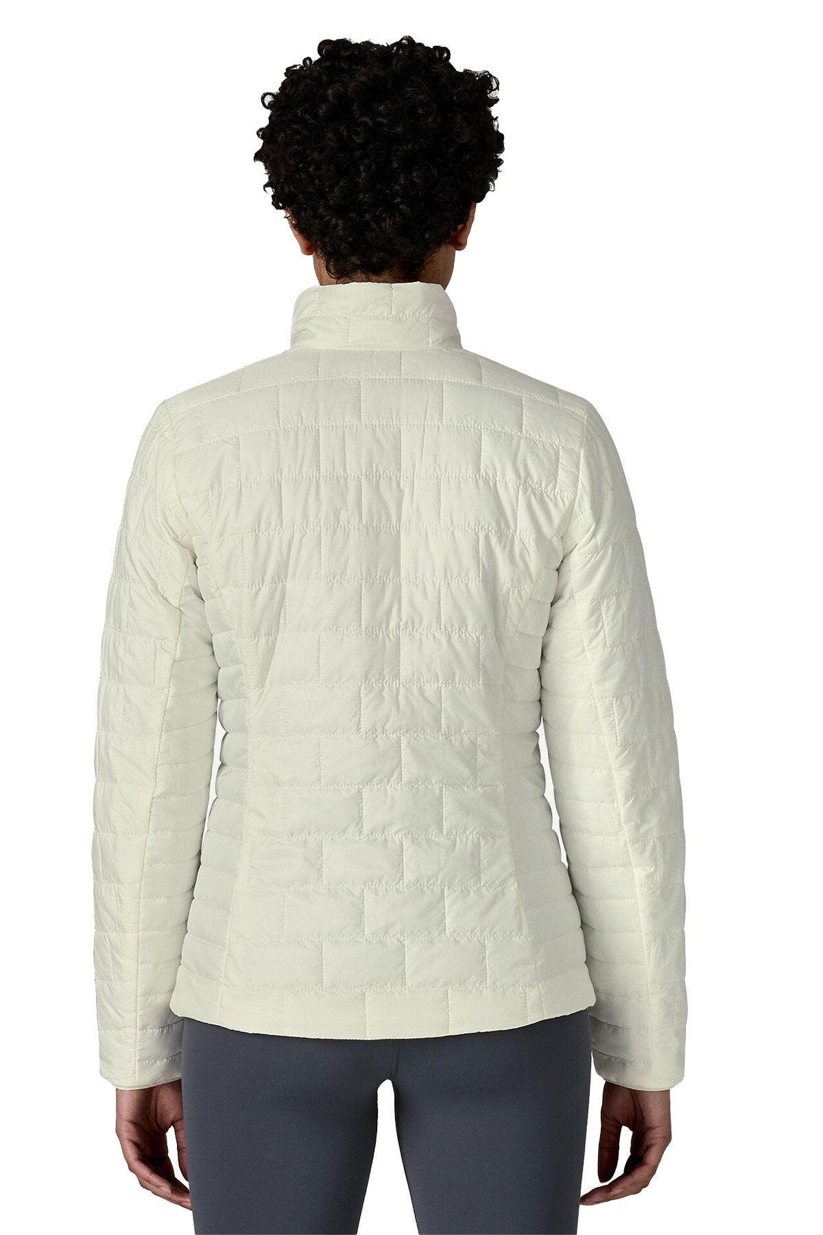 Patagonia Womens Nano Puff Custom Jackets, Birch White [Mechanical Solutions]