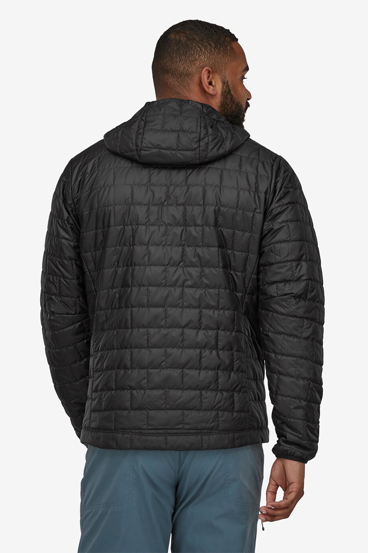 Patagonia Mens Nano Puff Custom Hoodies, Black [Launch Test 1]