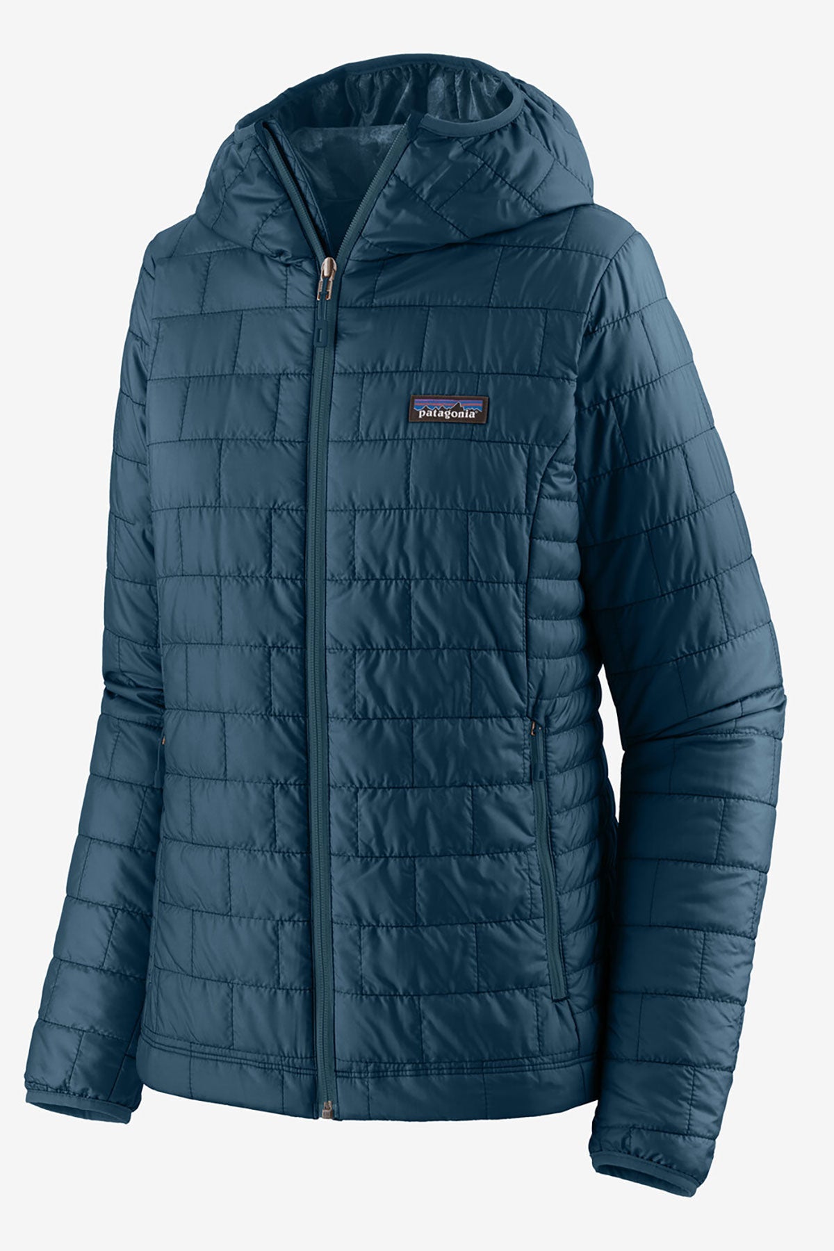 Patagonia Womens Nano Puff Custom Hoodies, Lagom Blue