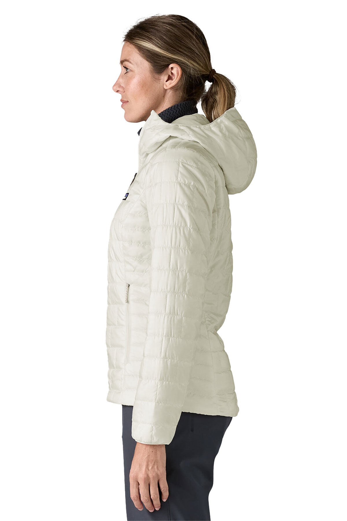 Patagonia Women's Nano Custom Puff Hoodys, Birch White