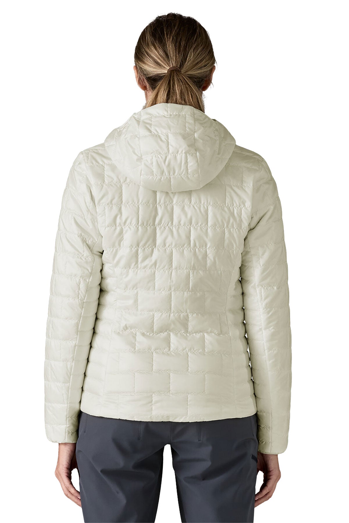Patagonia Women's Nano Custom Puff Hoodys, Birch White