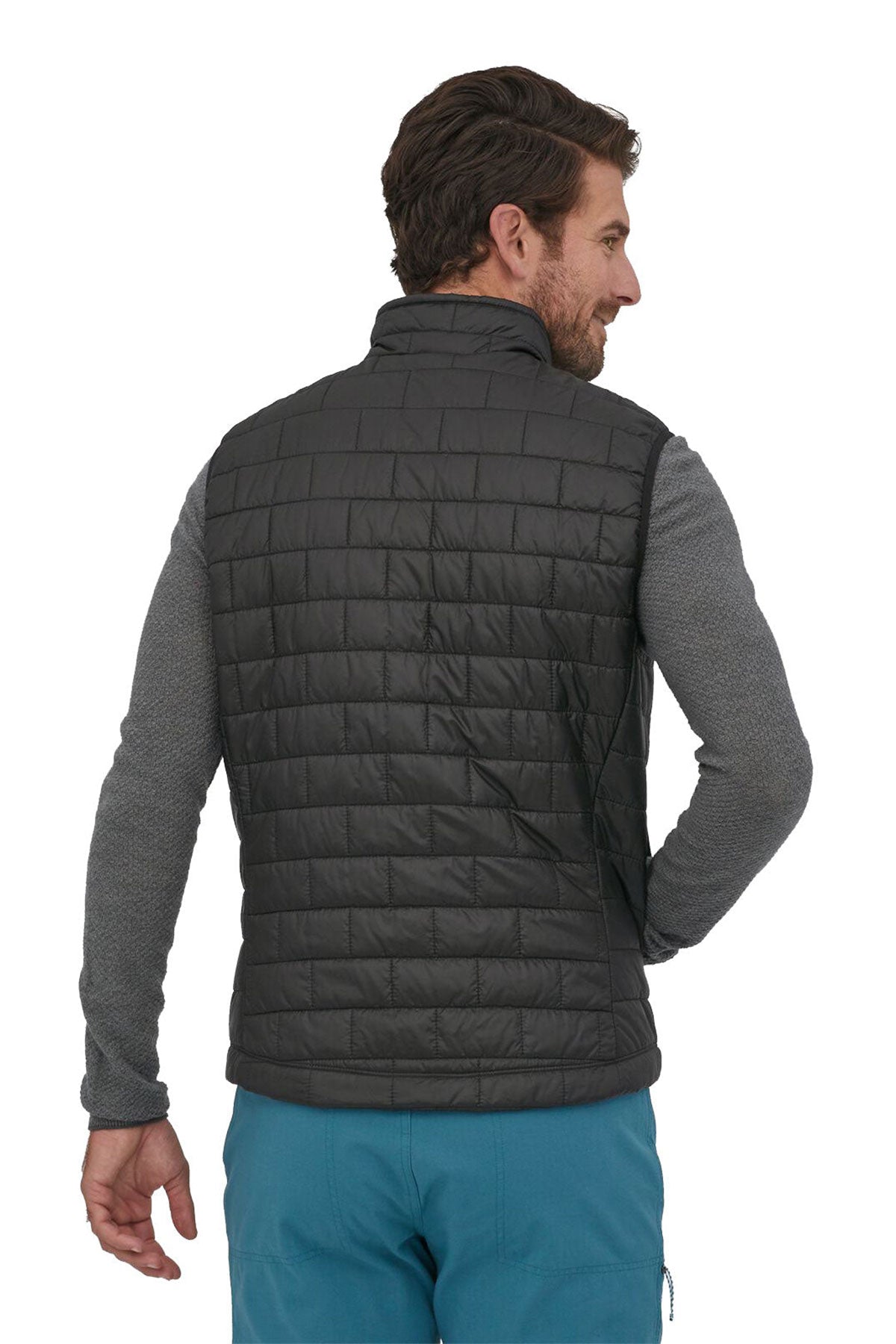 Patagonia Mens Nano Puff Customized Vests, Black [Soundhound AI]