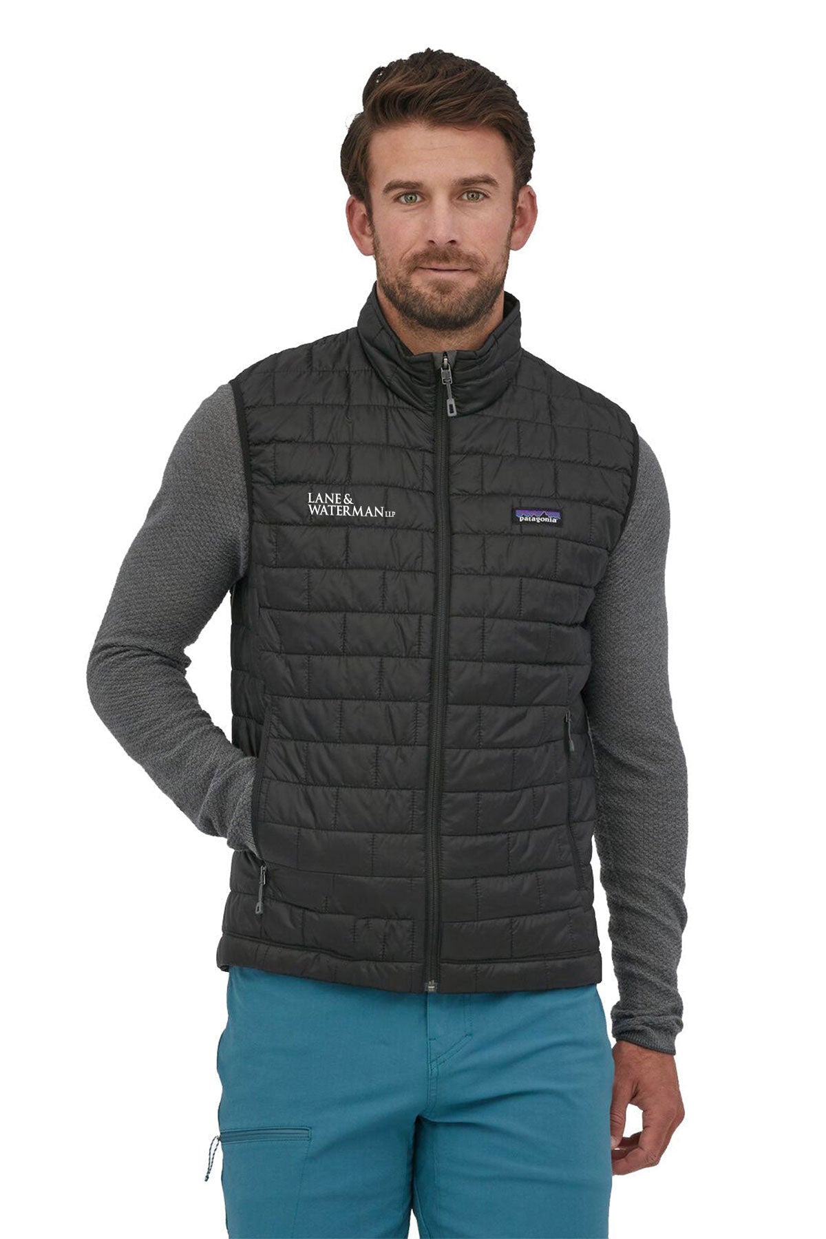 Patagonia Mens Nano Puff Vest, Black [Lane & Waterman]