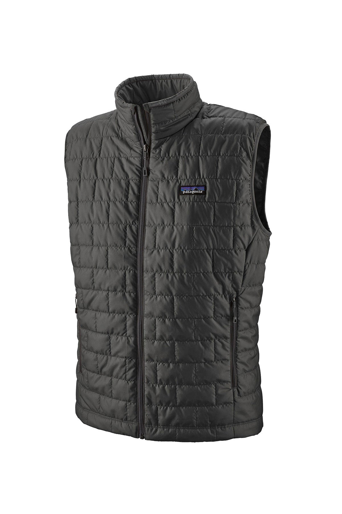 Patagonia Mens Nano Puff Customized Vests, Forge Grey [Plus Delta Partners Anniversary Gift Store]