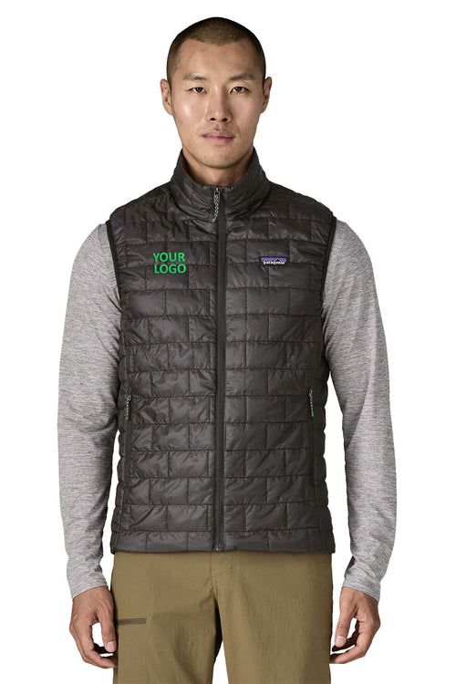 Patagonia Womens Nano Puff Custom Vests, Black
