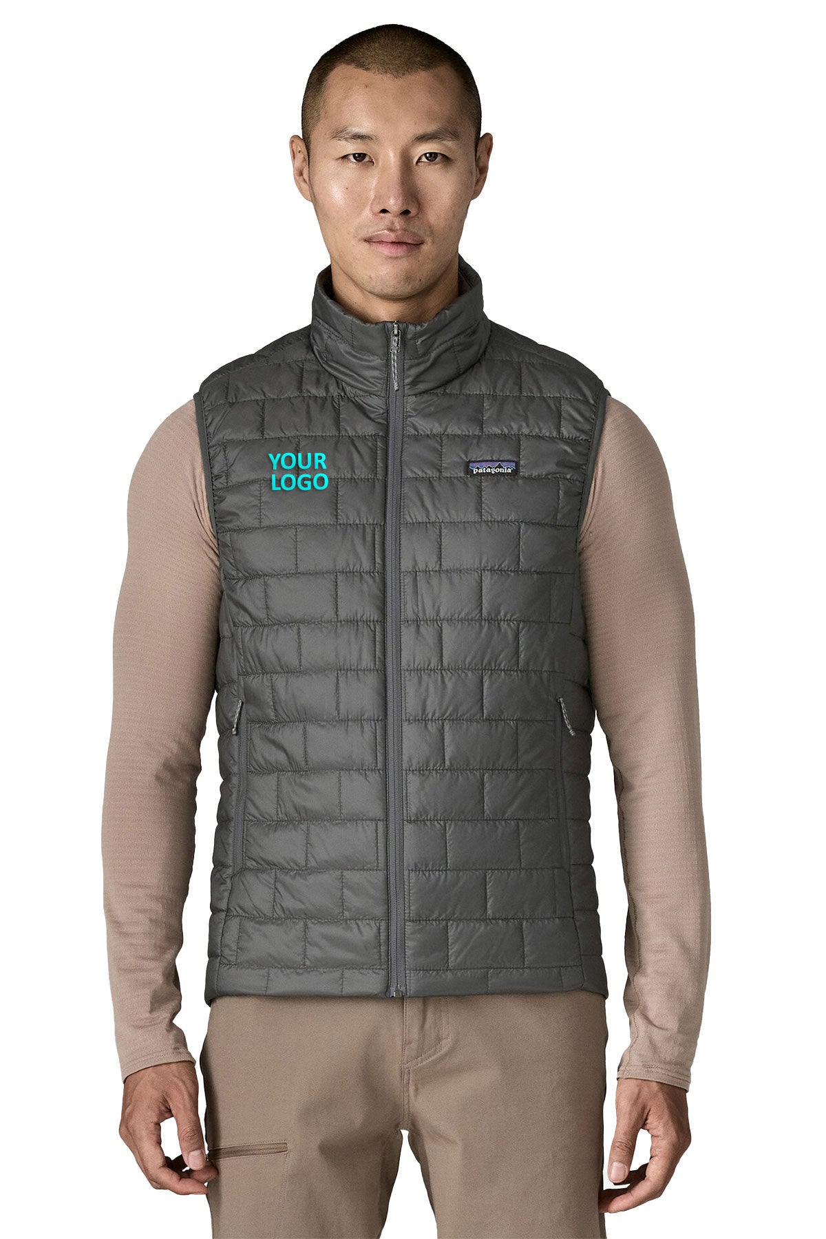 Patagonia Nano Puff Custom Vests, Forge Grey
