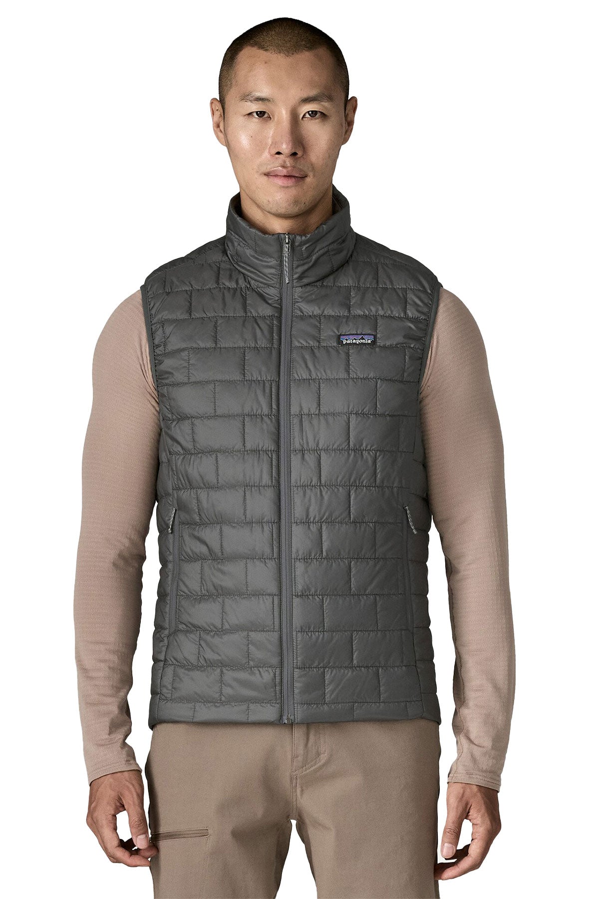 Patagonia Nano Puff Custom Vests, Forge Grey [Fire Solutions]