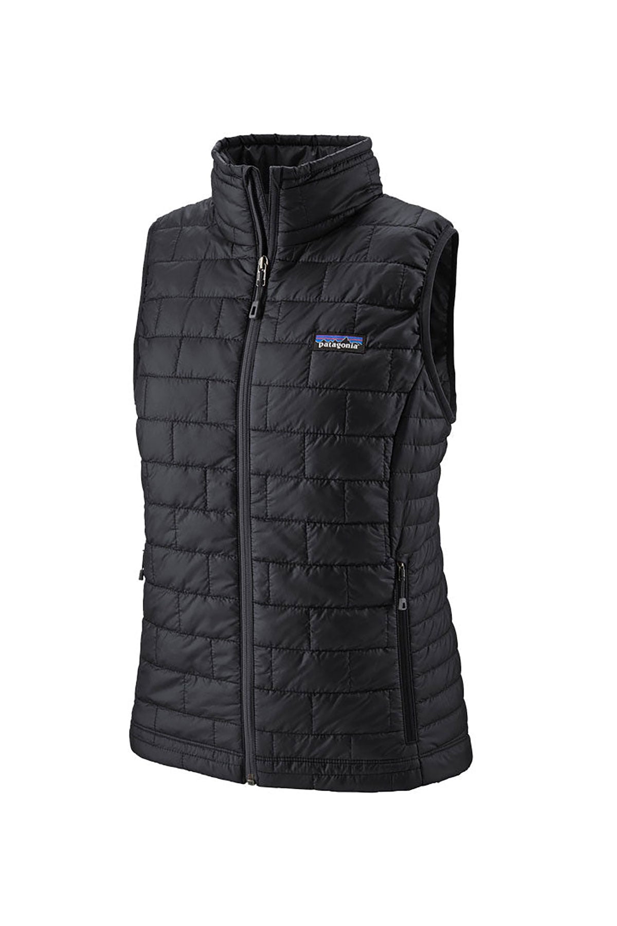 Patagonia Womens Nano Puff Customized Vests, Black [Plus Delta Partners Anniversary Gift Store]