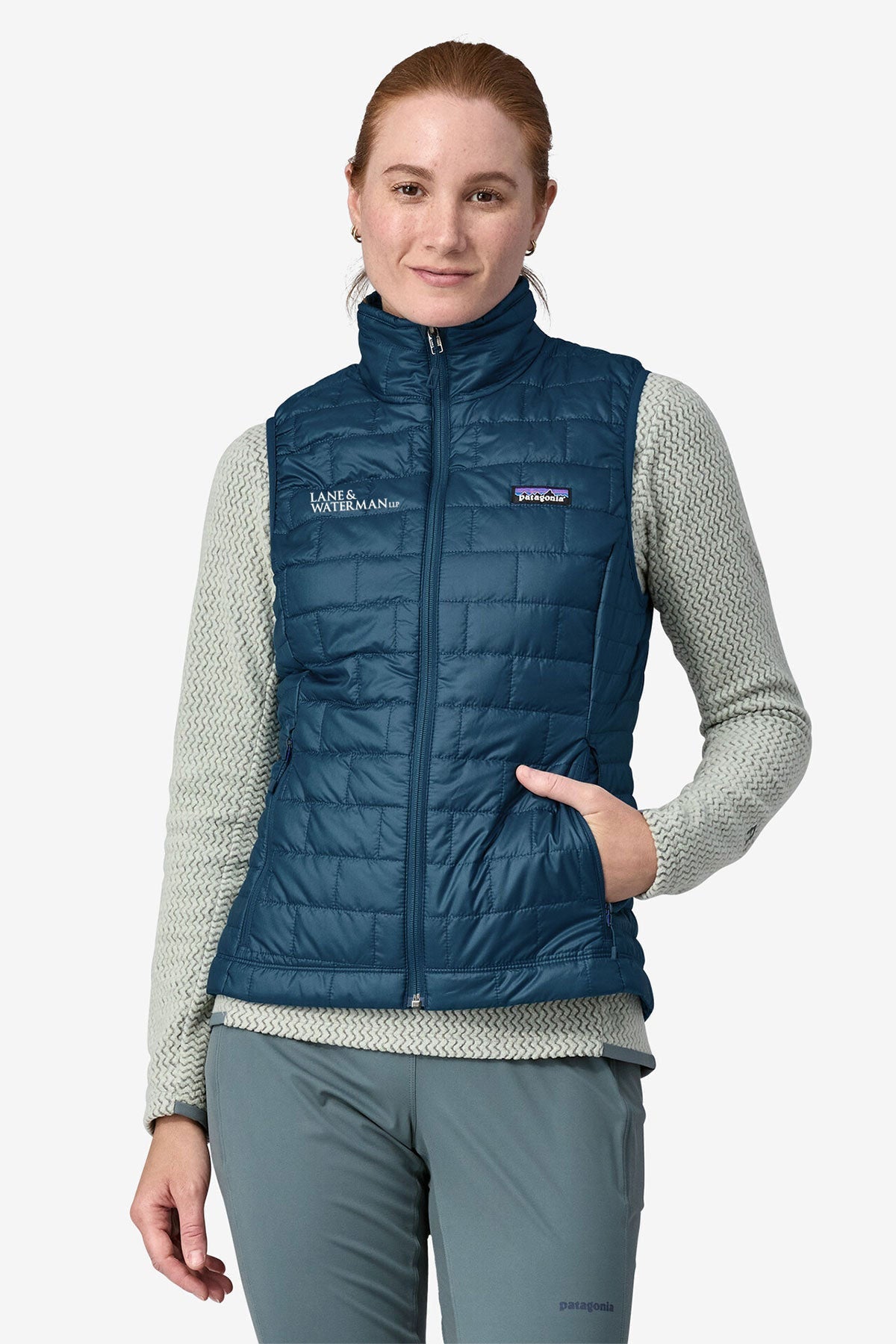 Patagonia Womens Nano Puff Vest, Lagom Blue [Lane & Waterman]