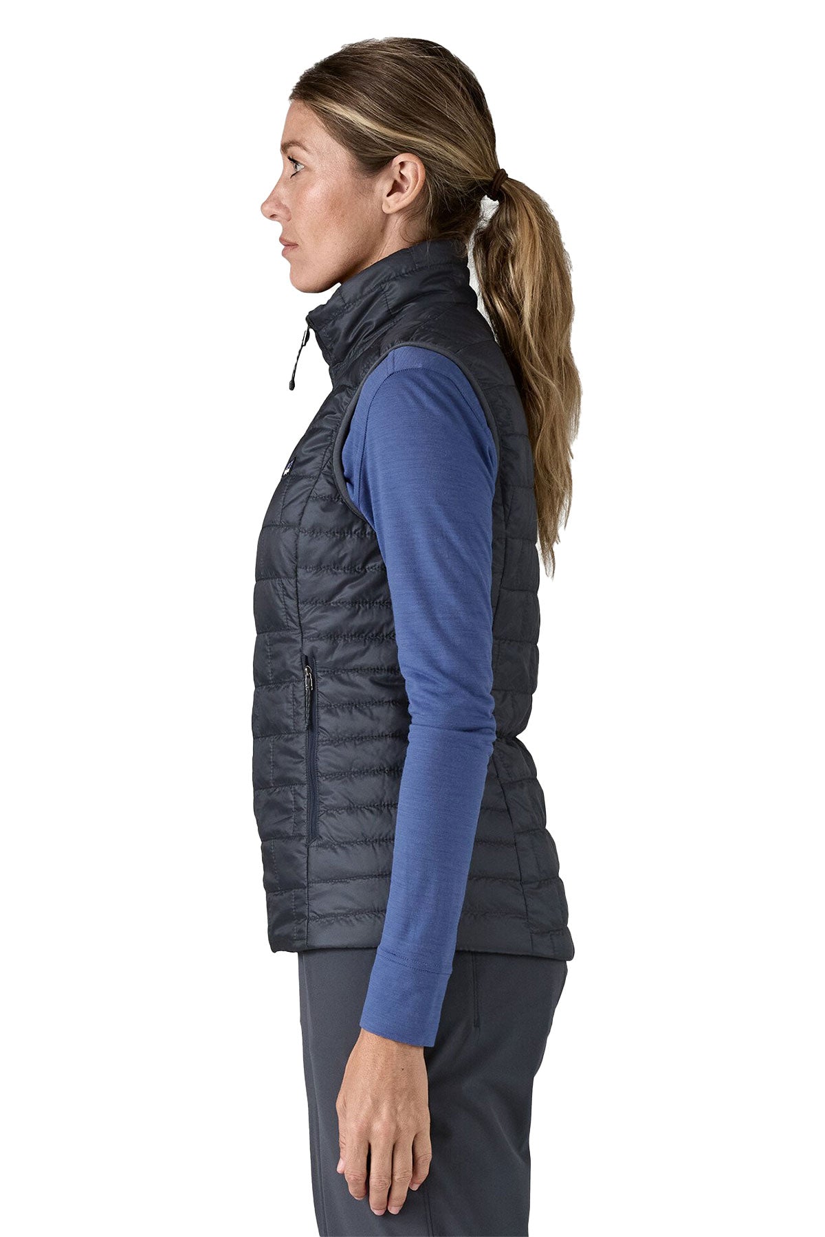 Patagonia Womens Nano Puff Custom Vests, Smolder Blue [Mechanical Solutions]