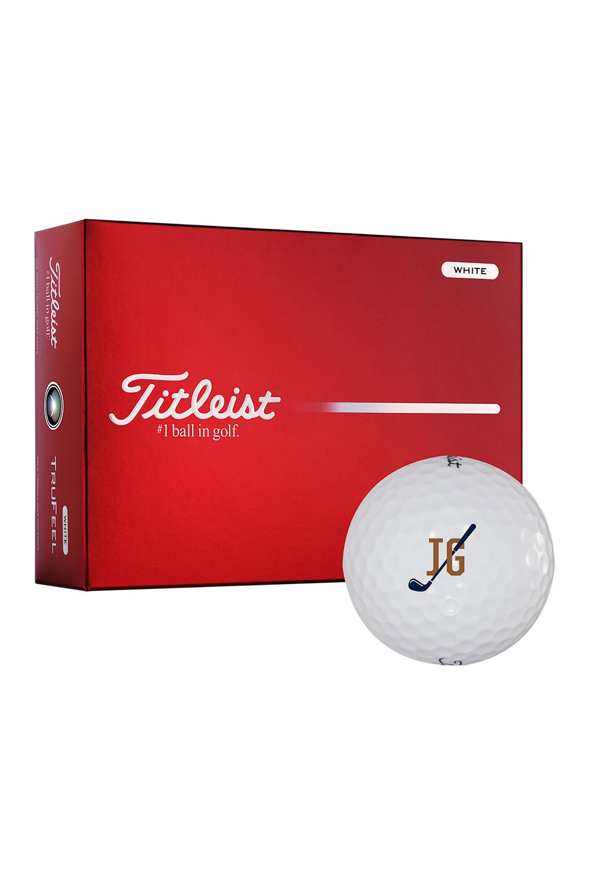 Titleist TruFeel Custom Golf Balls-12 Pack, White