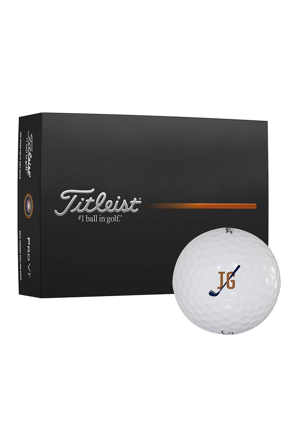 Titleist Pro V1 Custom Golf Balls-12 Pack, White