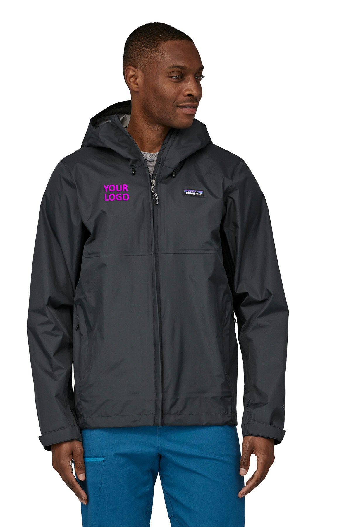 Patagonia Torrentshell 3L Rain Custom Jackets, Black [Williams Realty & Building Company]