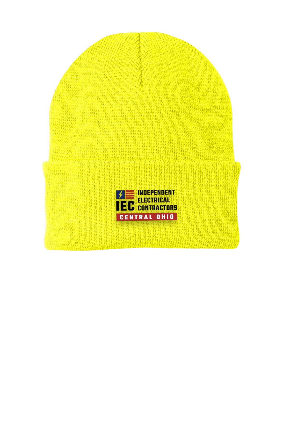 Port & Company Knit Cap, Neon Yellow [IEC Central Ohio]