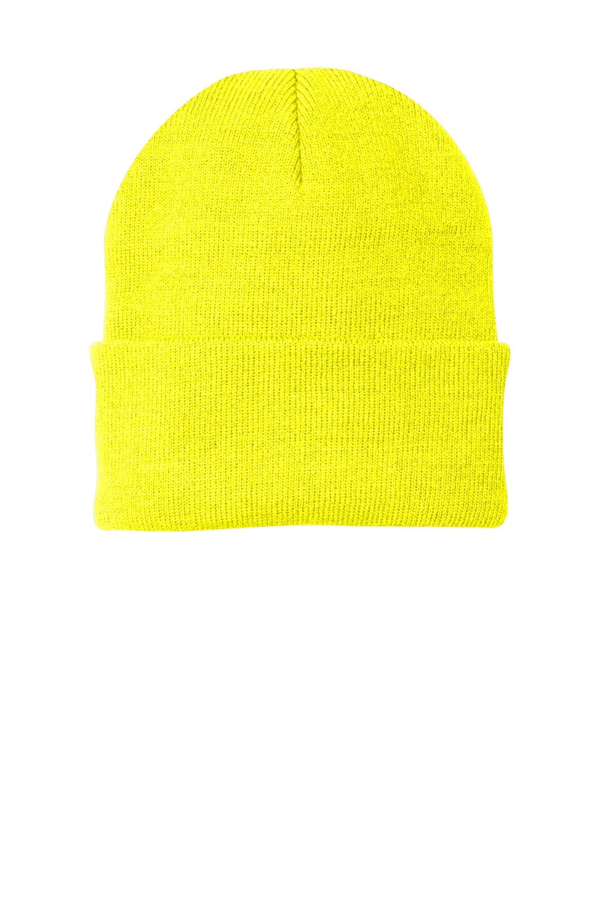 Port & Company Custom Knit Caps, Neon Yellow [Milford Mining Company Utah]