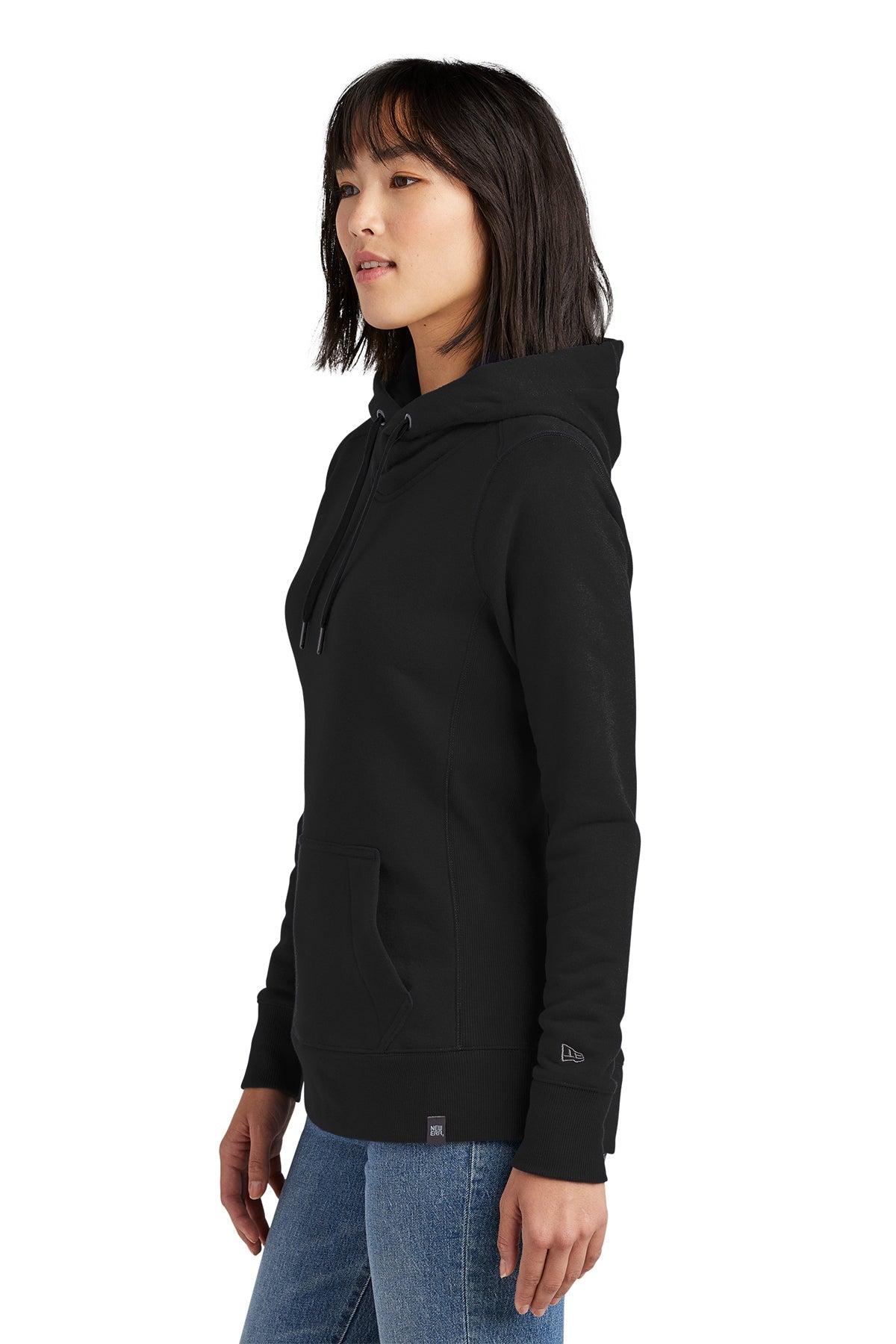 New Era Ladies French Terry Custom Hoodies, Black [Milford Mining Company Utah]