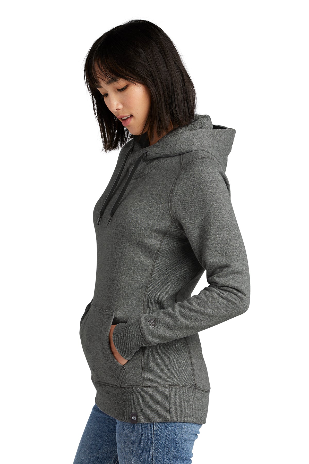 New Era Ladies French Terry Custom Hoodies, Black Twist [Black's Valley AG]