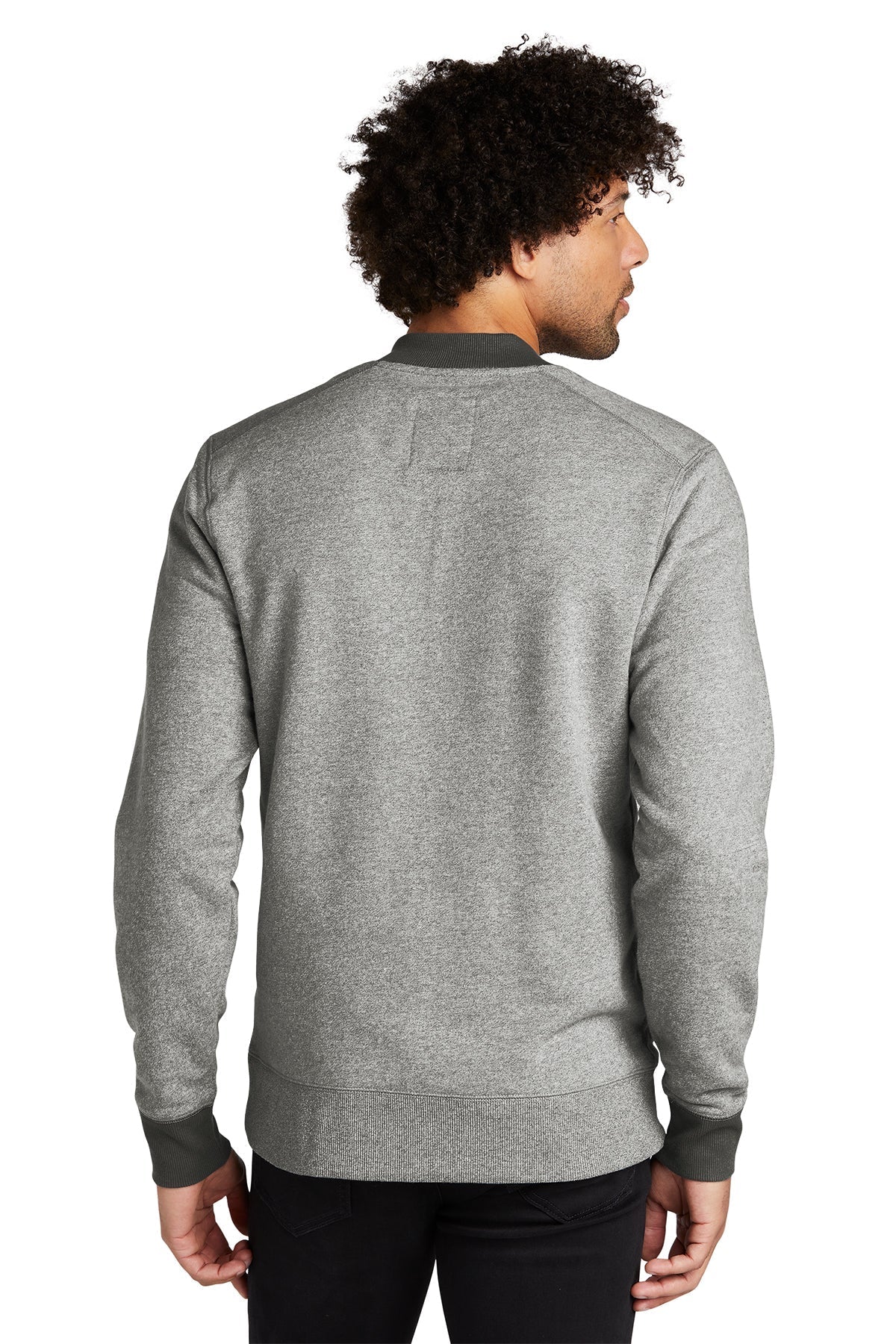 New Era French Terry Jackets, Light Graphite Twist/ Graphite [CommStar Credit Union]