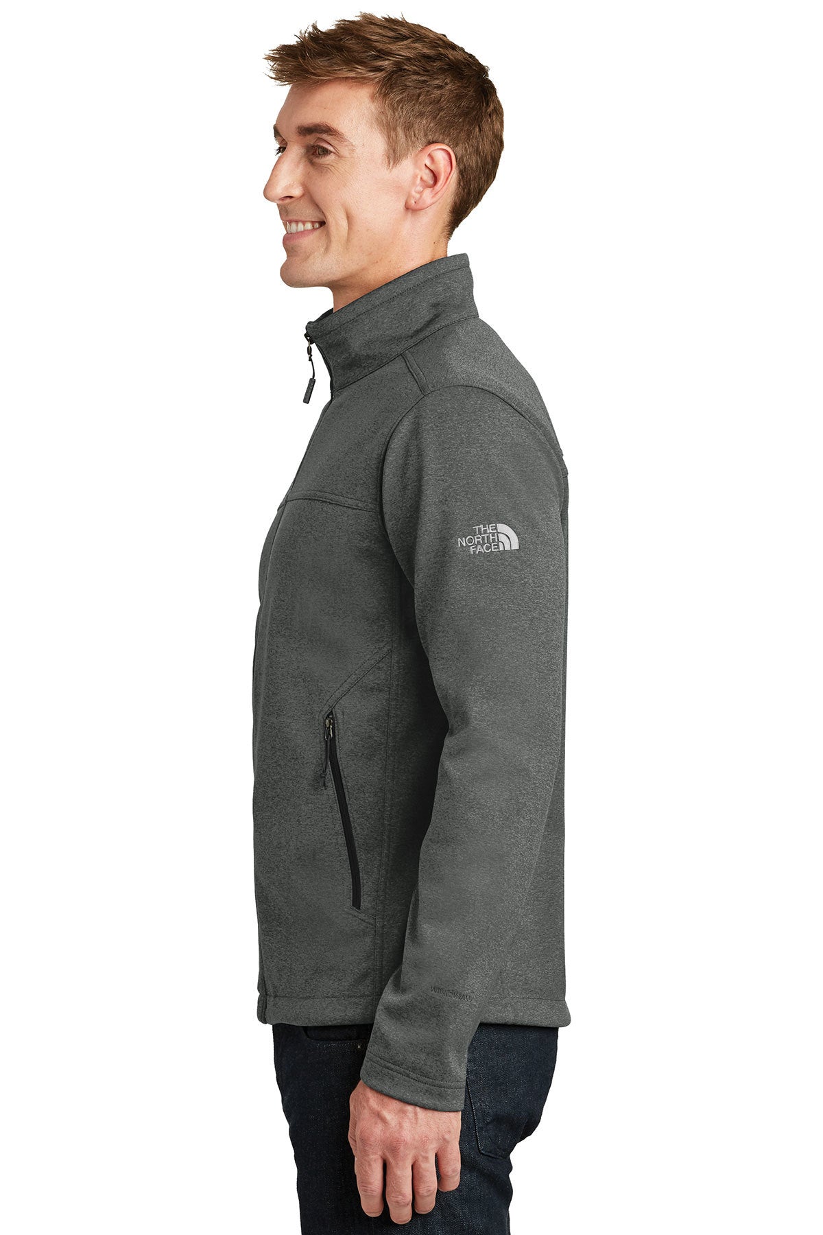 The North Face Ridgewall Soft Shell Jacket TNF Dark Grey Heather [Gershman Mortgage]