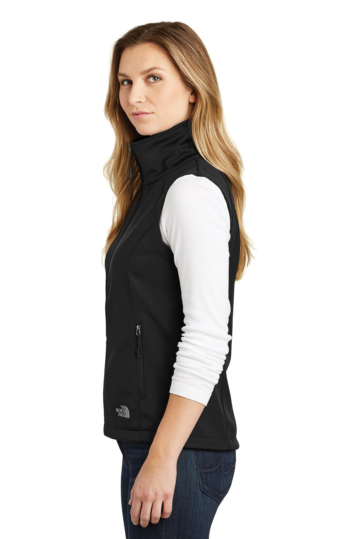 North Face Ladies Ridgewall Soft Shell Vest TNF Black [Horizontal Talent]