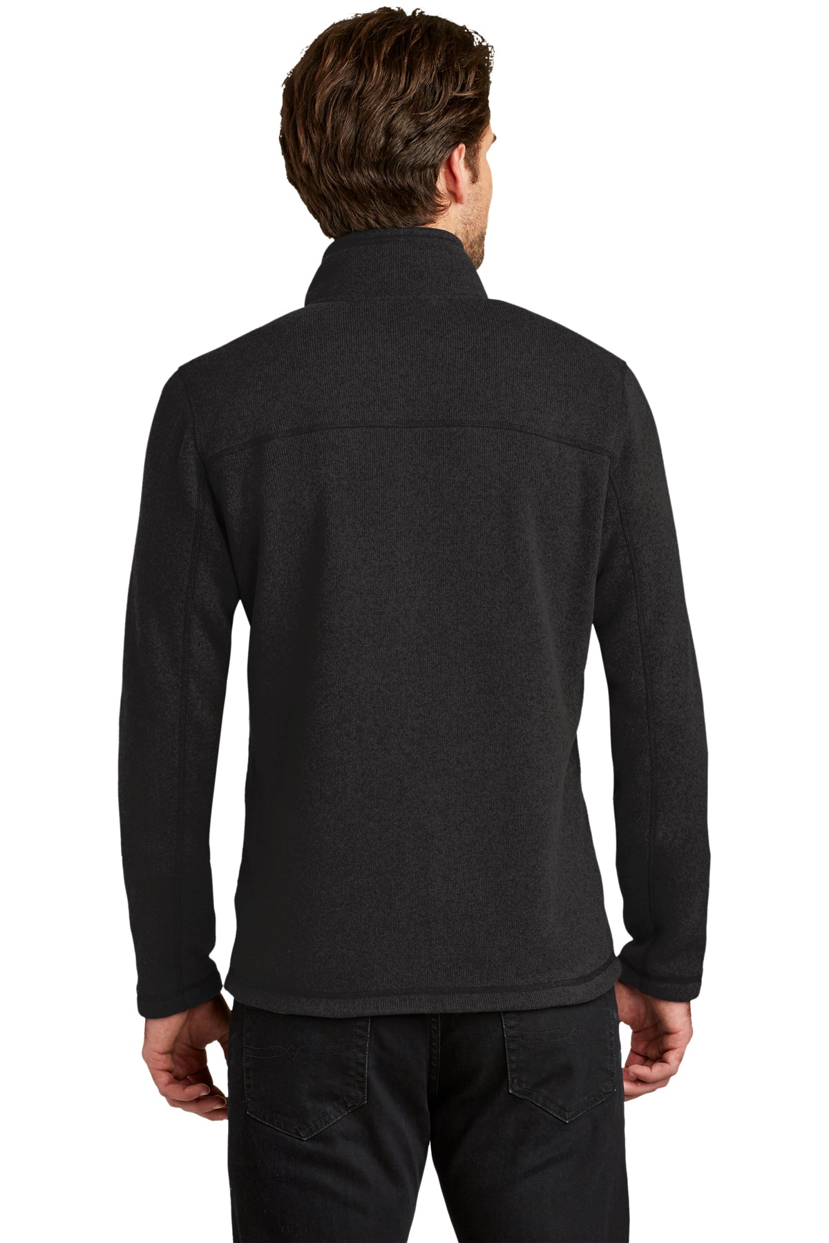 The North Face Sweater Fleece Jacket TNF Black Heather [Zura Bio]