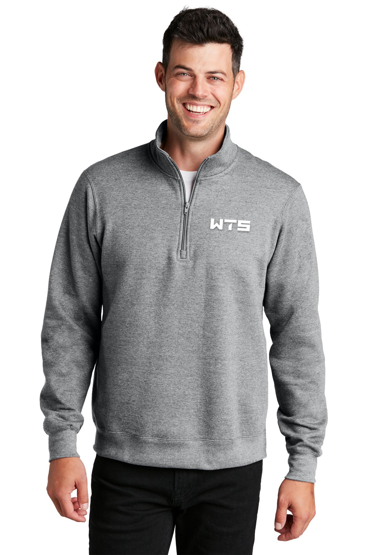 Port & Company Fan Favorite Fleece Quarter Zip, Athletic Heather [WTS]