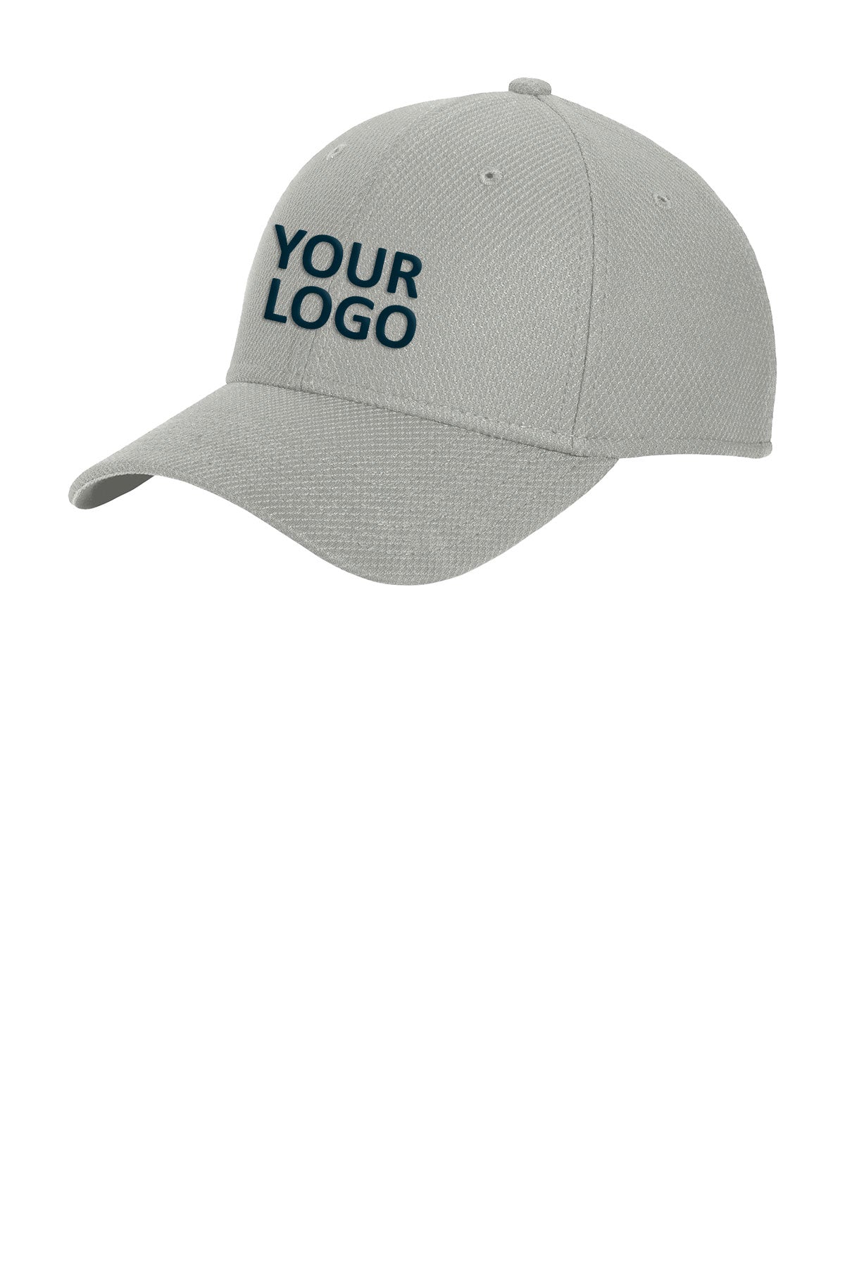 New Era Diamond Era Stetch Custom Caps, Grey [EHR]