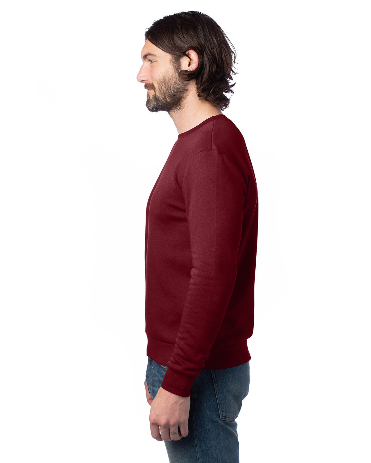 Alternative Unisex Eco-Cozy Fleece Sweatshirt, Currant