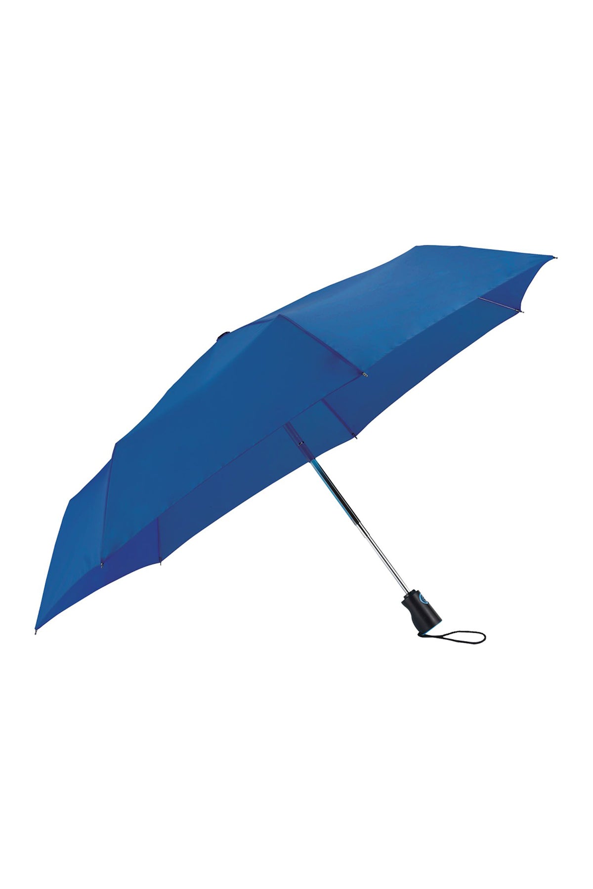 Totes 3 Section Auto Open/Close 44" Custom Umbrellas, Blue