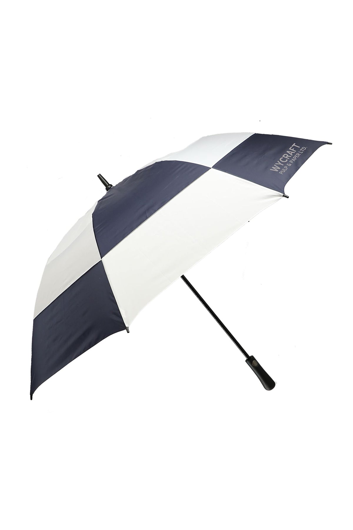 Totes UV Protection Auto Open Golf 60" Custom Umbrellas, Navy/White