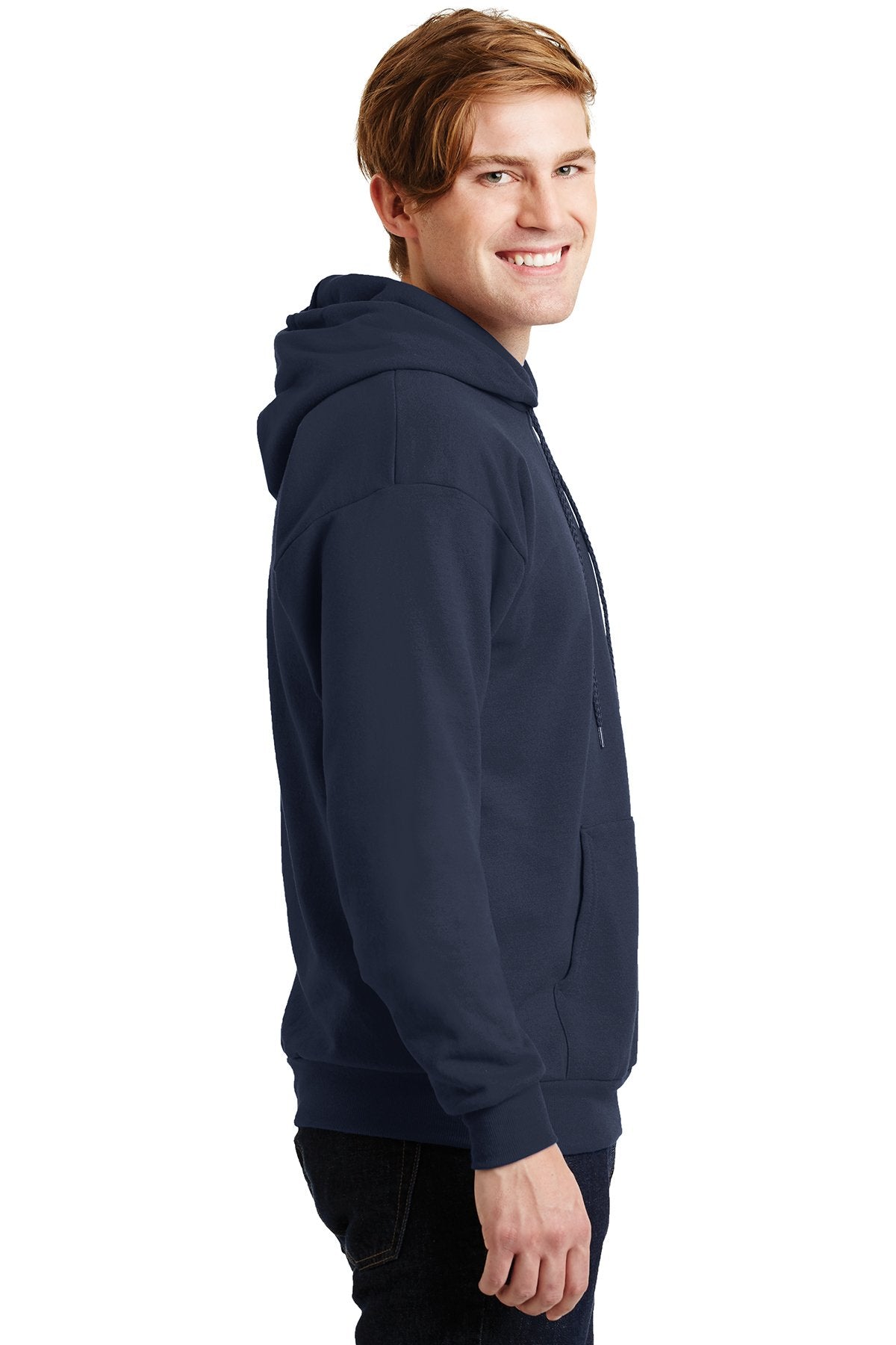 Hanes Ecosmart Pullover Hooded Sweatshirt P170 Navy [High Sky Children's Ranch]