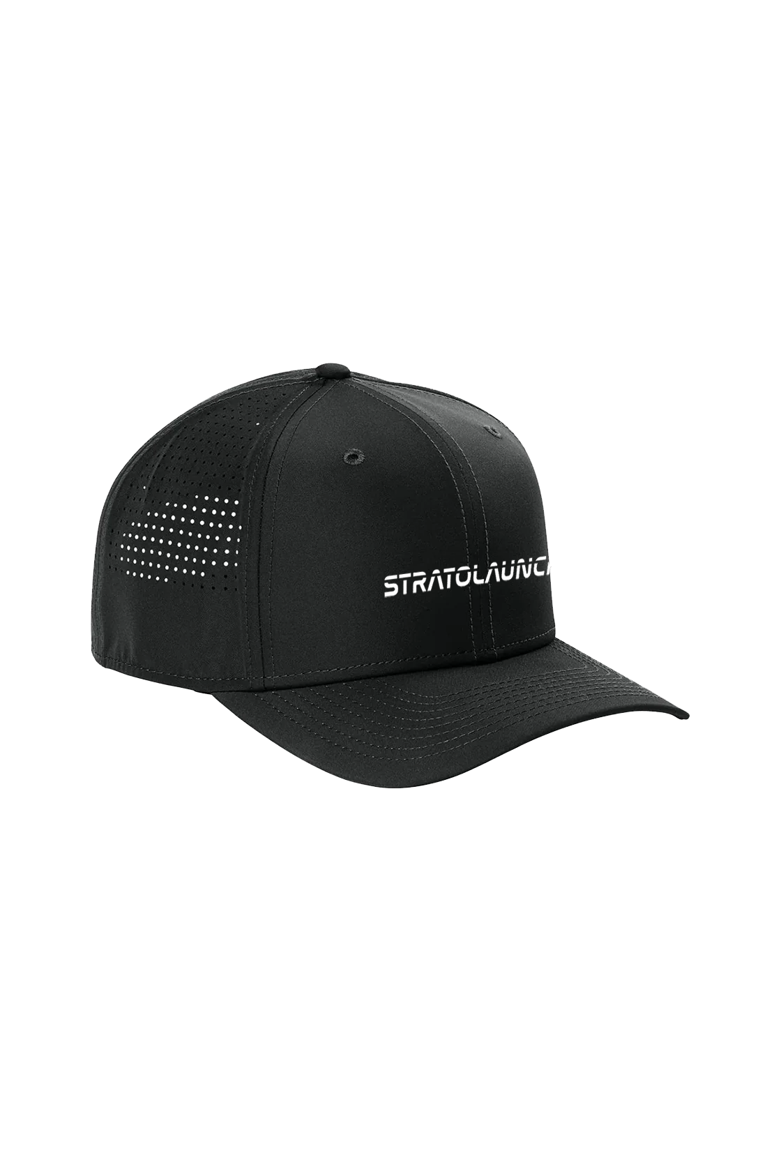 New Era 9SEVENTY Perforated Snapback Cap, Black [Stratolaunch]
